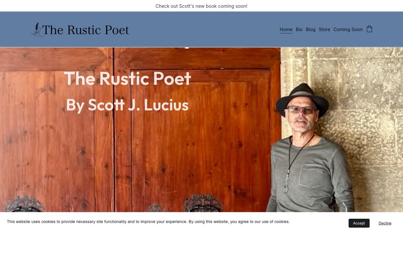 The Rustic Poet website